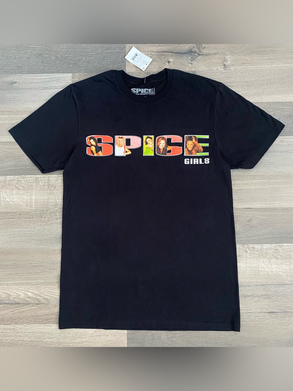 The Spice Girls Graphic Band Tee Black Cotton Pop Music T Shirt